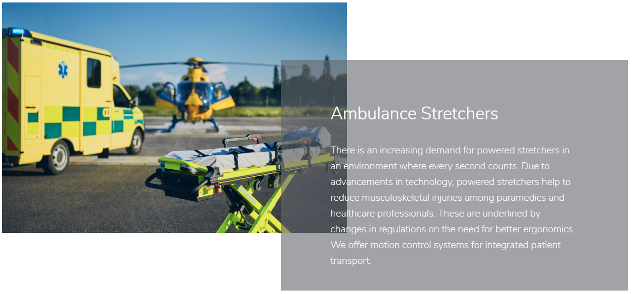 Ambulance strechter slider