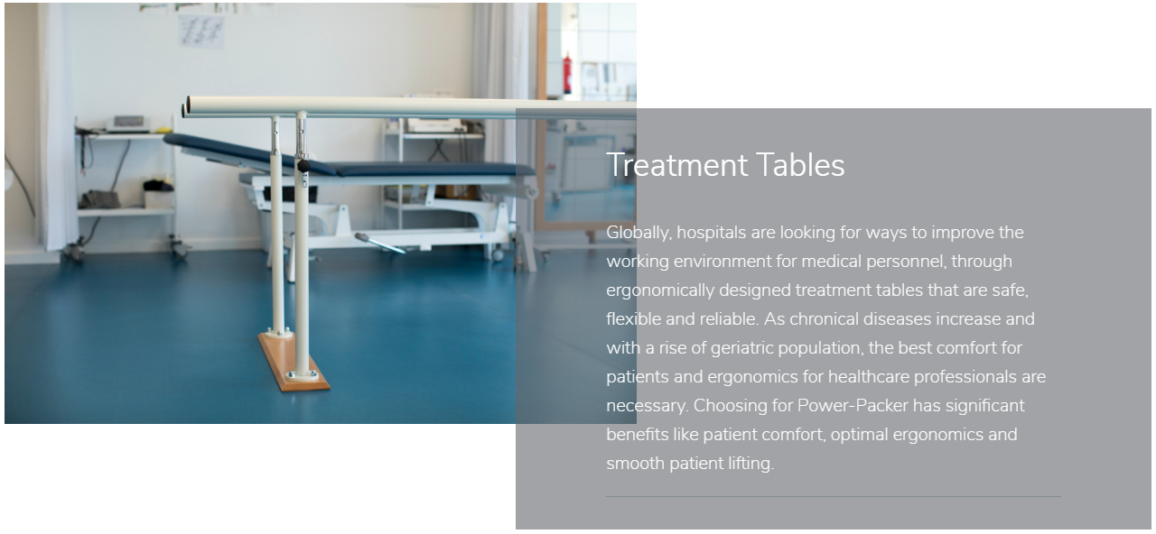 Treatment Tables Slider